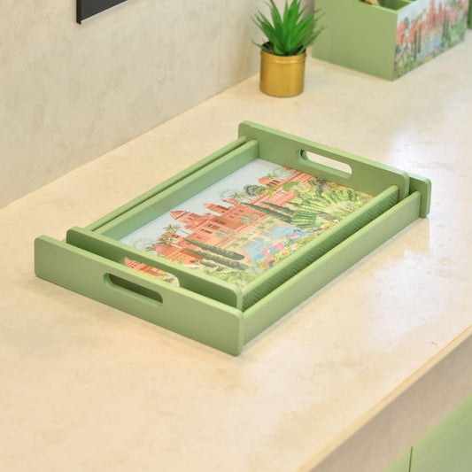 Handcrafted Wooden Serving & Dining Bundle