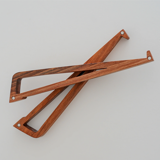 Wooden Laptop Stand | Foldable & Magnetic Lock