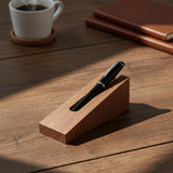 Wooden Single Slot Pen Holder Minimalist Desk Organizer