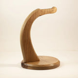Wooden headphone holder