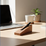 Wooden Single Slot Pen Holder Minimalist Desk Organizer