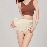 Seamless Buttoned Body Shaping Pants for Women