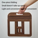 Foldable Wooden laptop Stand