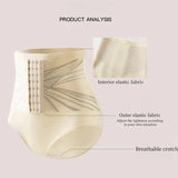 Seamless Buttoned Body Shaping Pants for Women