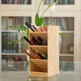 Slanted Bamboo Desk Organizer