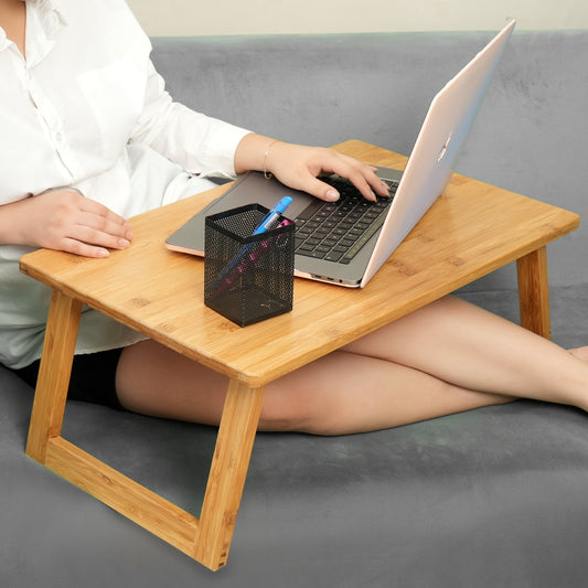 Bamboo Folding Tray Table