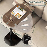 C Shape Adjustable Side Table
