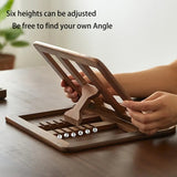 Foldable Wooden laptop Stand