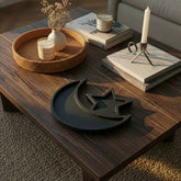 Crescent Moon & Star Serving Platter Ramadan Date Tray