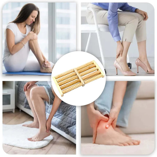 Wooden Reflexology Foot Massager