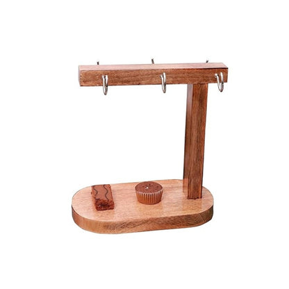 Wooden Mug & Cup Holder Stand for Kitchen