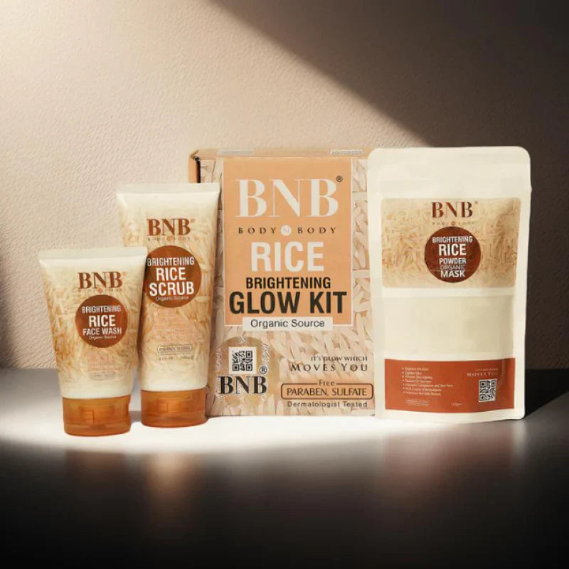 Rice Extract Facial Kit For Bright & Glowing Skin