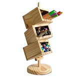 3-Tier Swivel Stationery Organizer