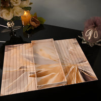 Golden Bloom Sofa Tray