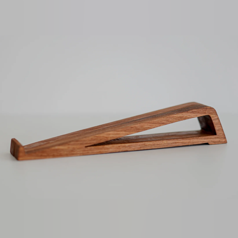 Wooden Laptop Stand | Foldable & Magnetic Lock