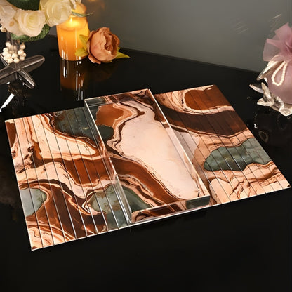 Earth Marble Flexible Sofa Tray