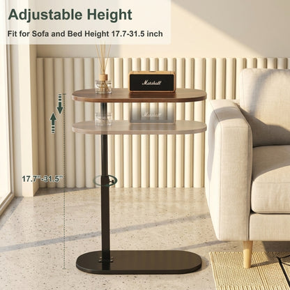 C Shape Adjustable Side Table