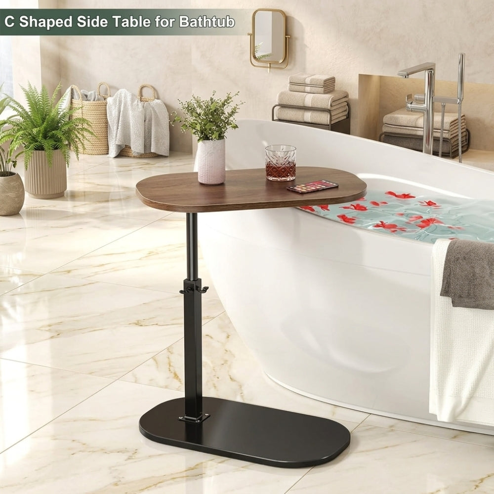 C Shape Adjustable Side Table