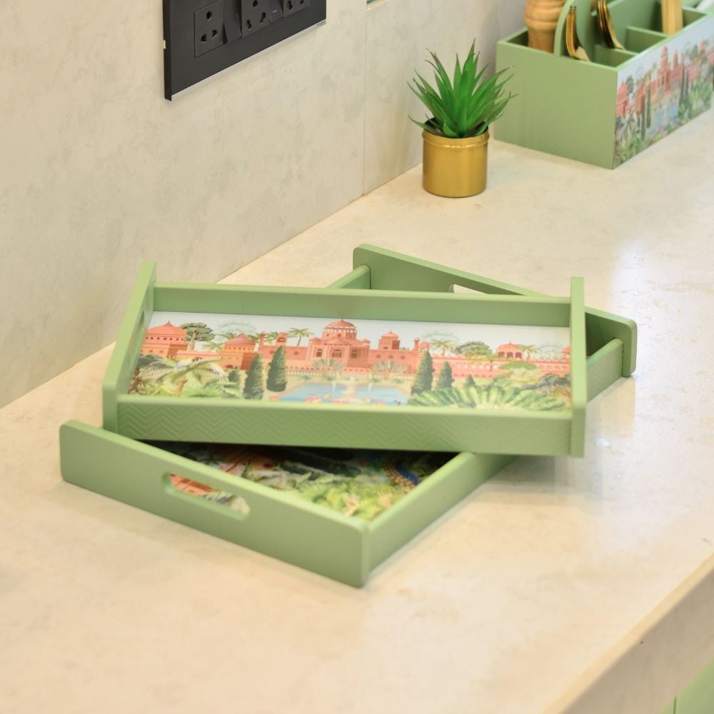 Handcrafted Wooden Serving & Dining Bundle