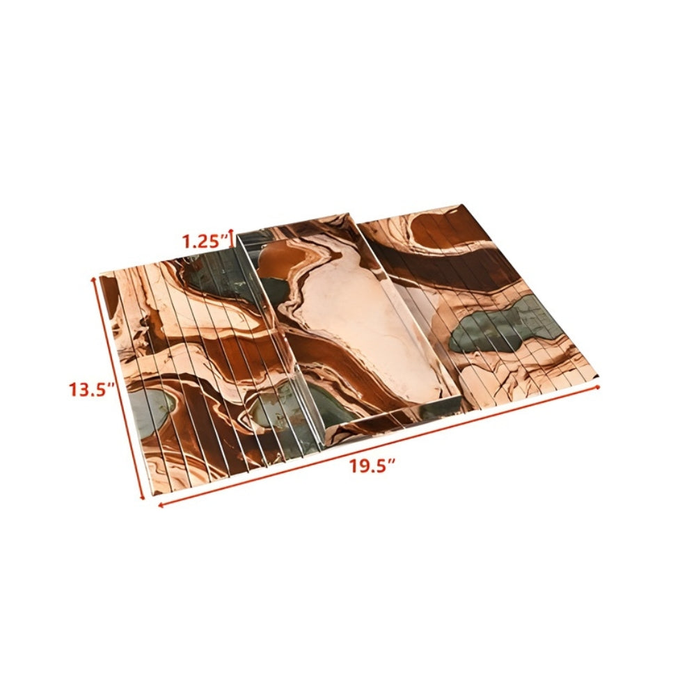 Earth Marble Flexible Sofa Tray