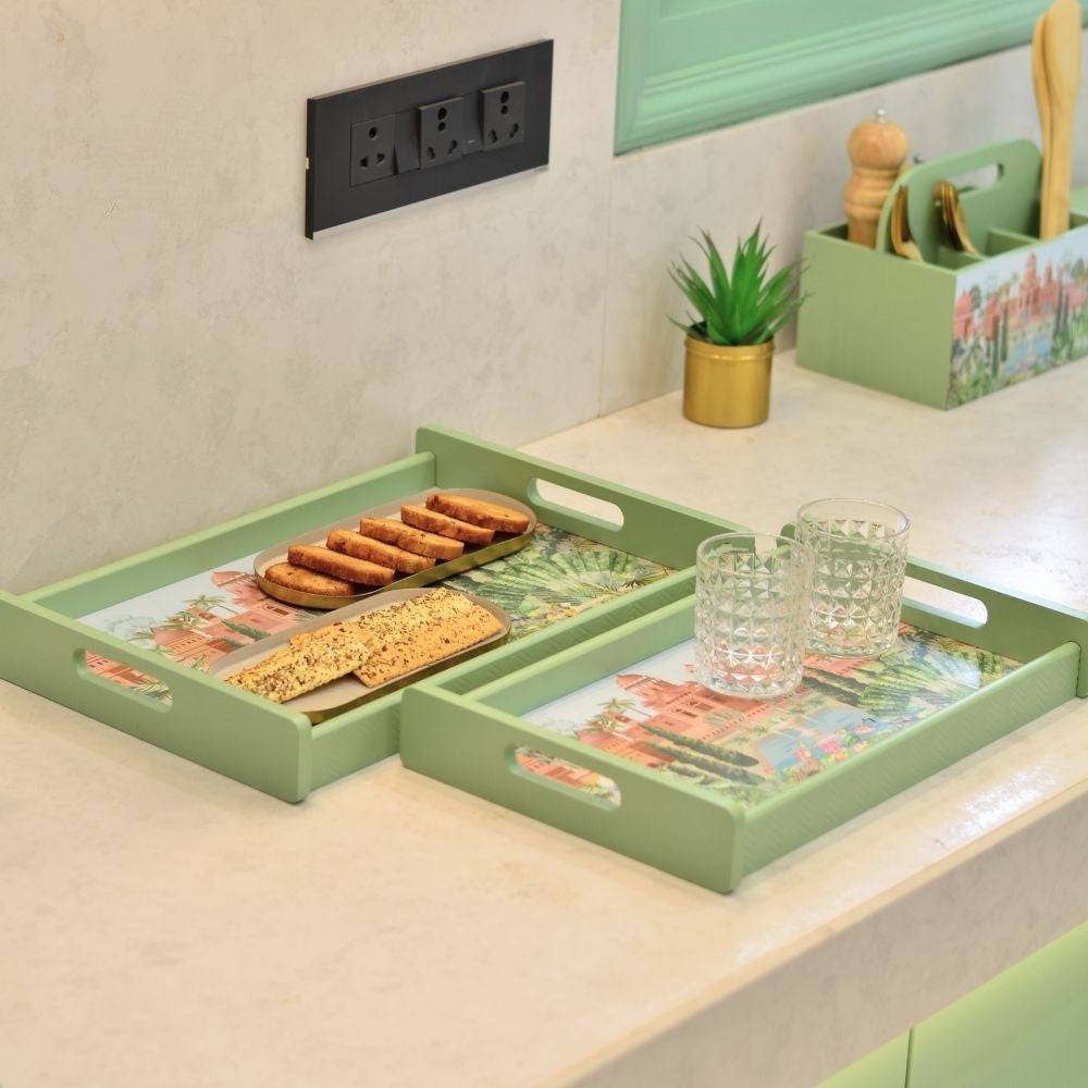 Handcrafted Wooden Serving & Dining Bundle