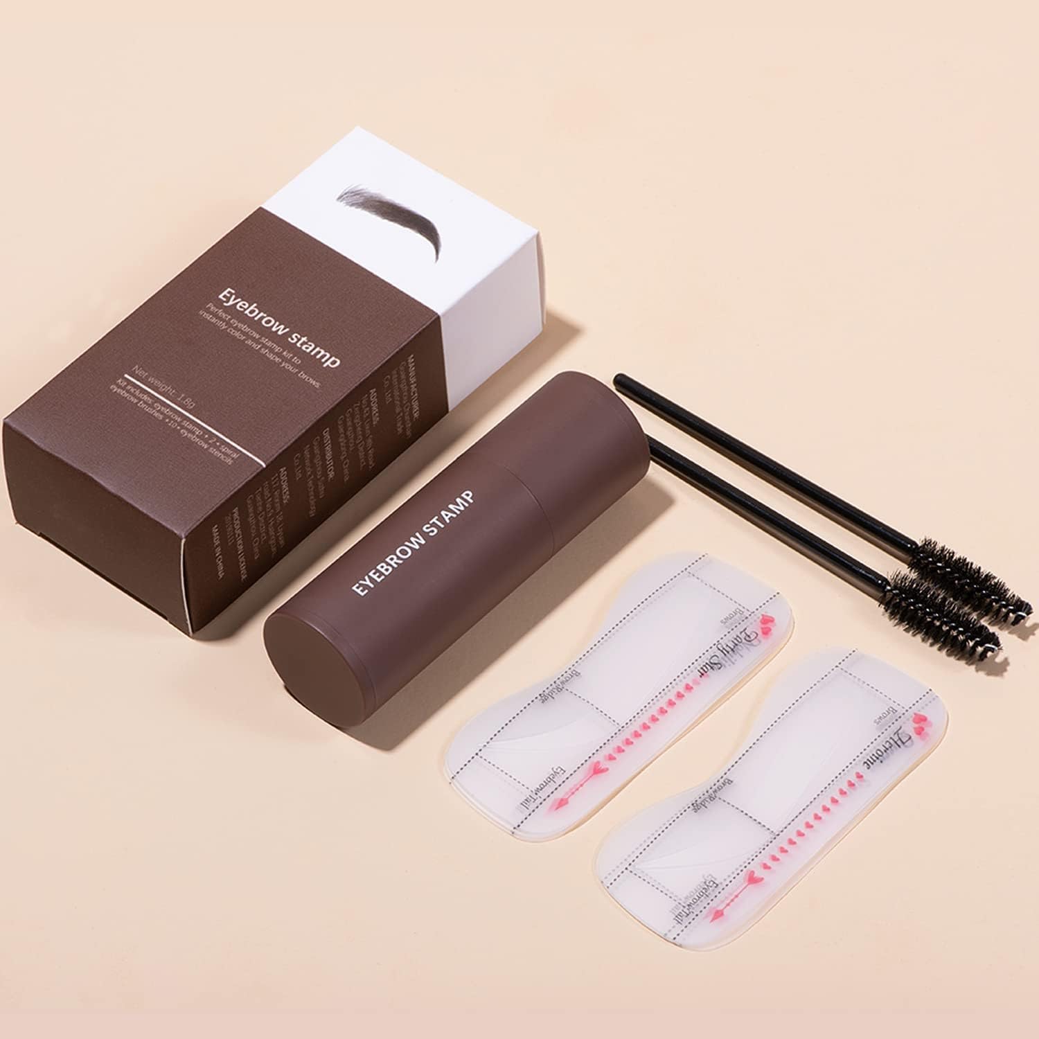 Eyebrow Stamp Shaping Kit With Reusable Eyebrow Stencils