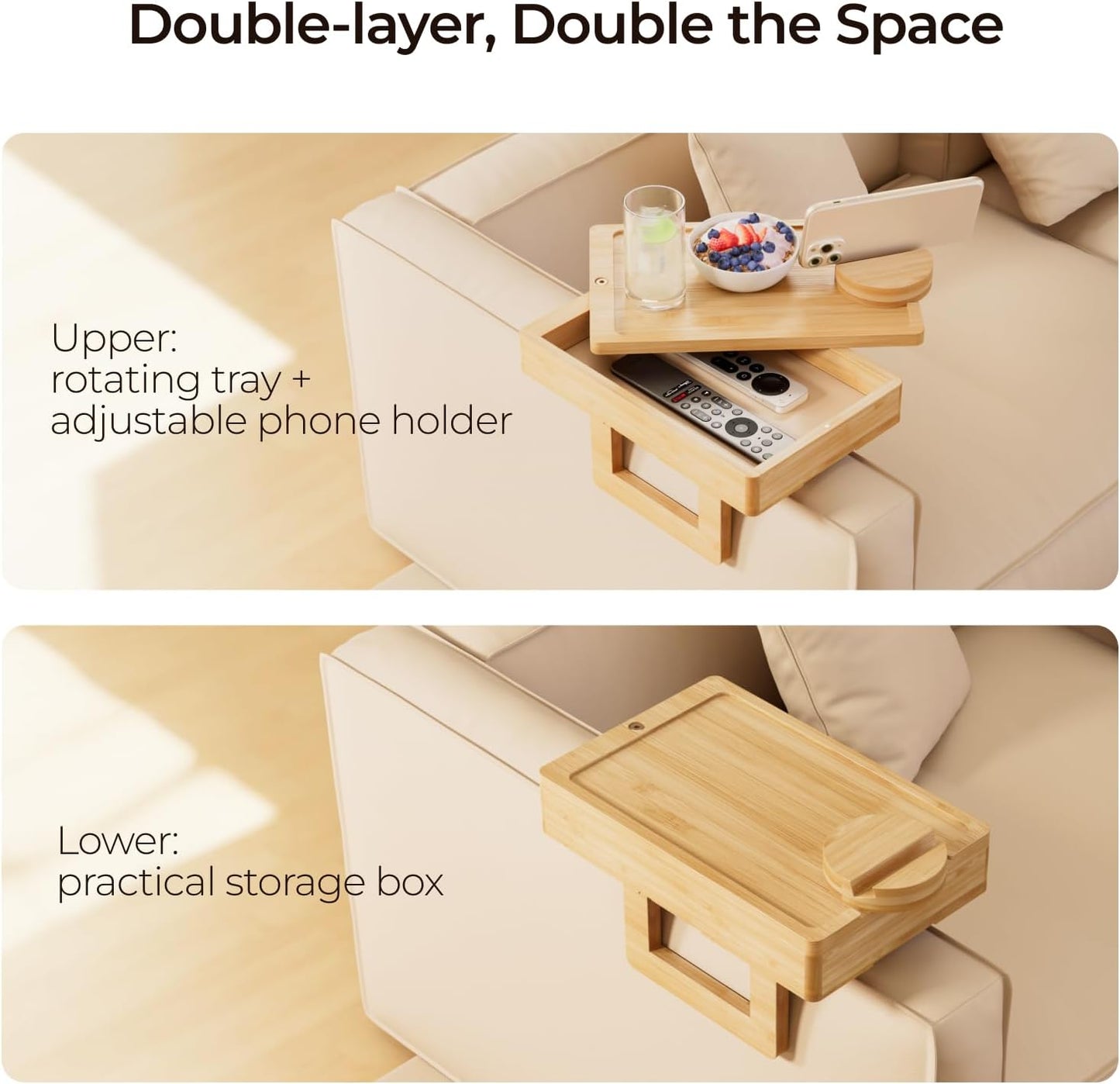 Handmade Mini Couch Arm Table