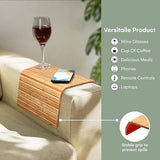 Non-Slip Couch Armrest Organizer & Multipurpose Table Mat