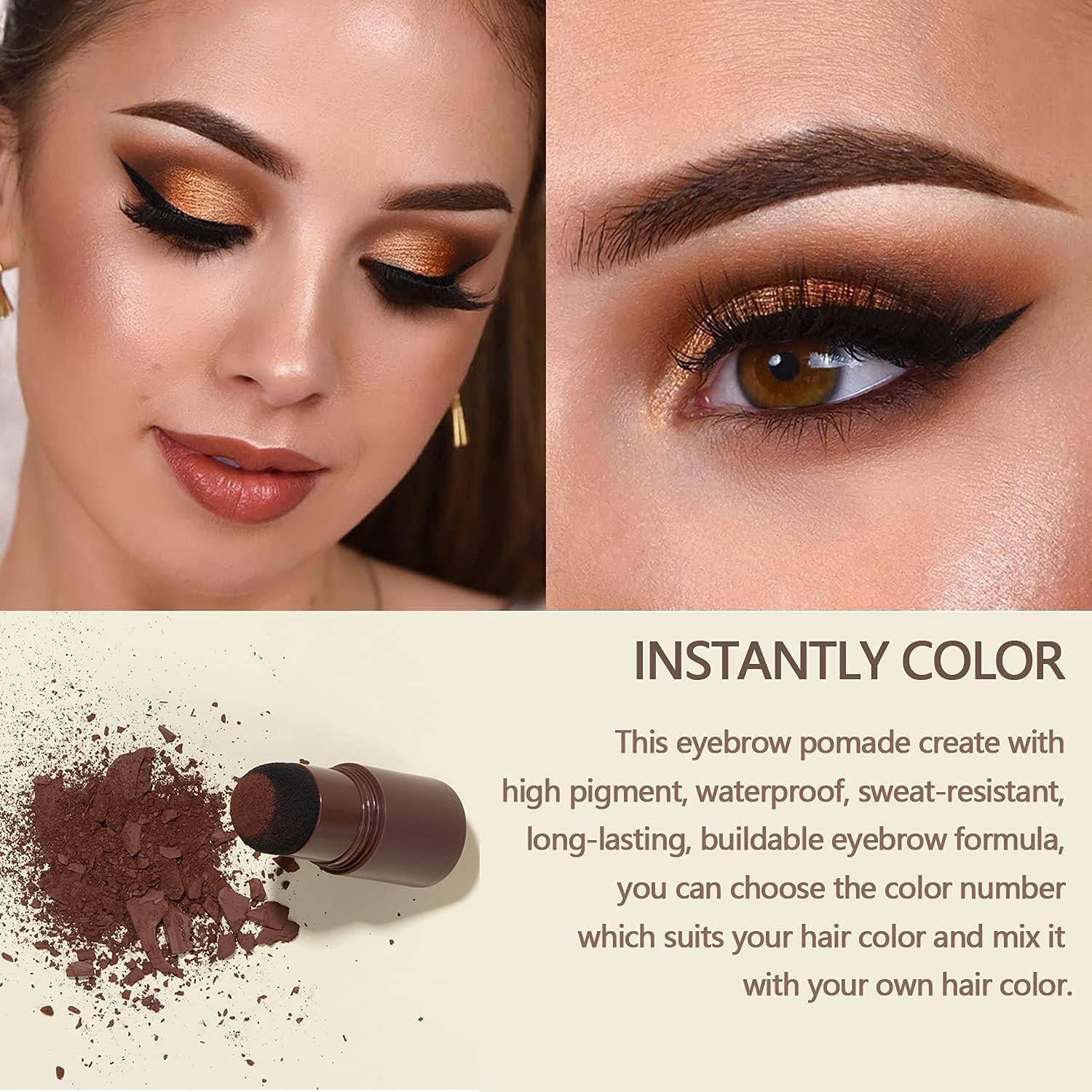 Eyebrow Stamp Shaping Kit With Reusable Eyebrow Stencils