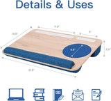 Oversized Lap Desk with Cushion