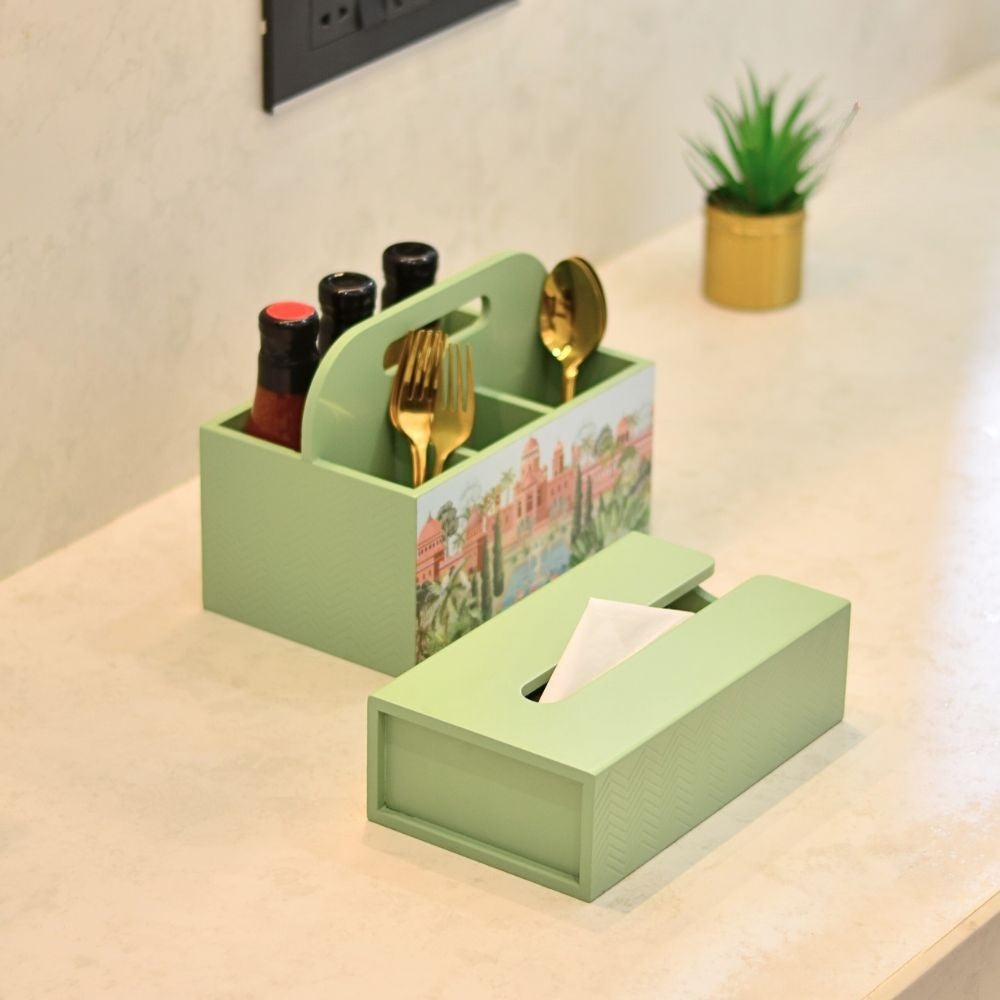 Handcrafted Wooden Serving & Dining Bundle