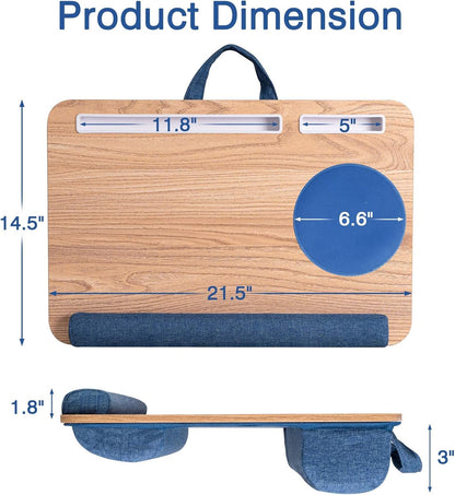 Oversized Lap Desk with Cushion