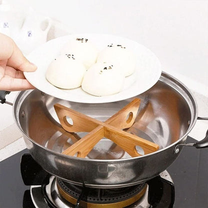 Cooking Pot stand for kitchen handmade solid Mahogany wood non slippery stand