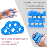 Complete Set of 5 Hand Gripper Wrist Developer Heavy Hand Power Forearm Wrist Strengthener