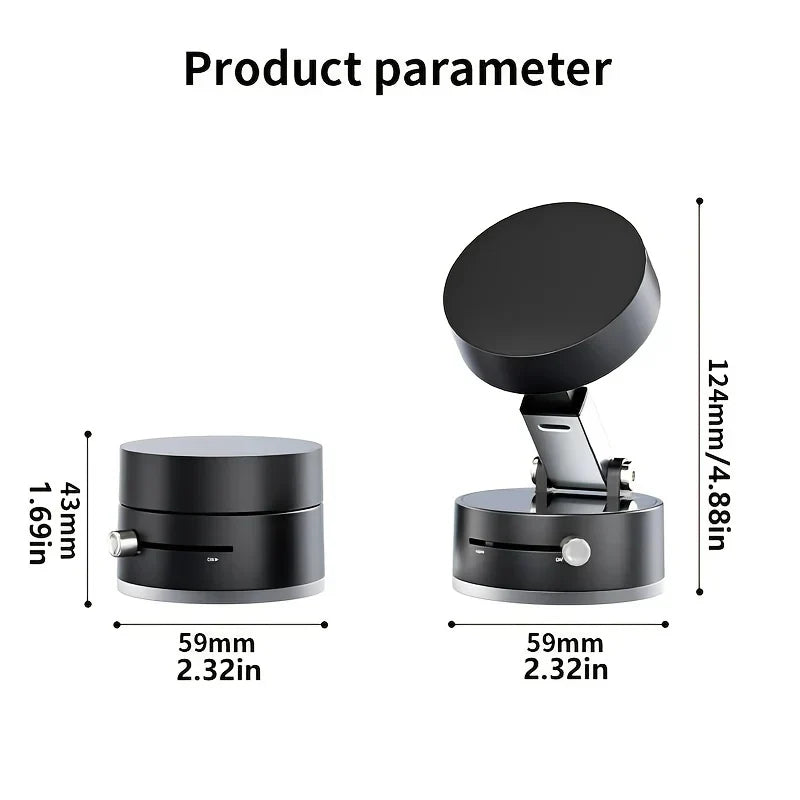 Foldable Portable Vacuum Magnetic Phone Holder
