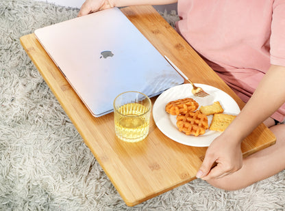 Bamboo Folding Tray Table