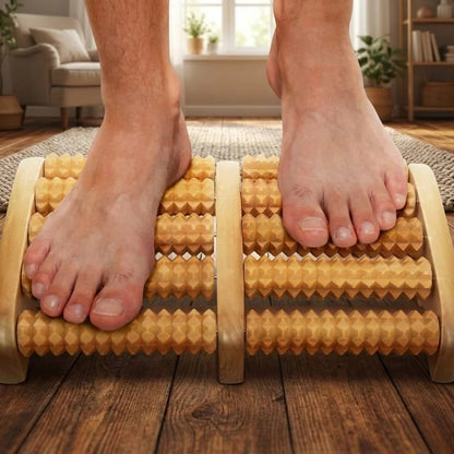 Wooden Reflexology Foot Massager