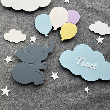 AlphaSouq Elephant Balloon Lamp Set