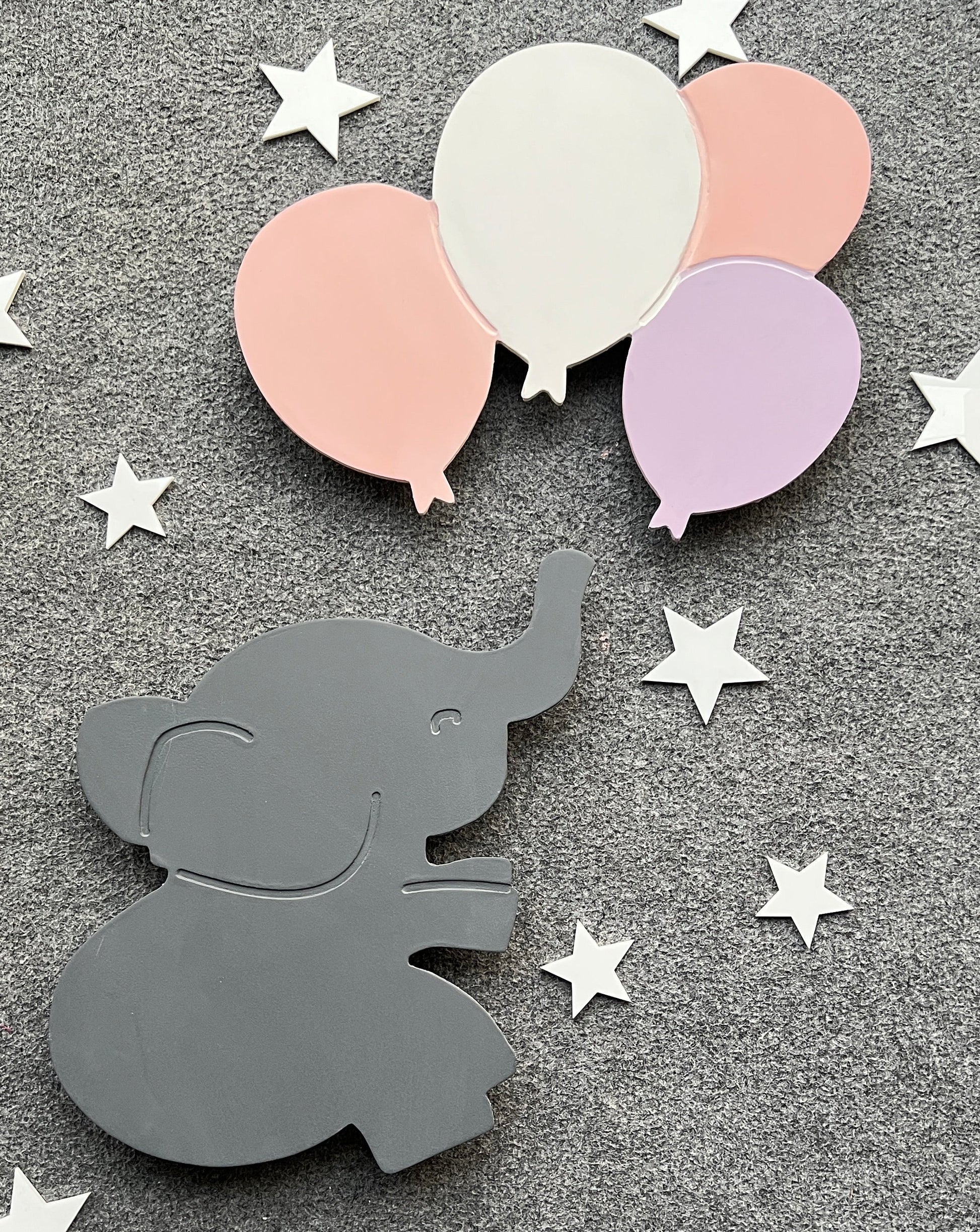 AlphaSouq Elephant Balloon Lamp Set