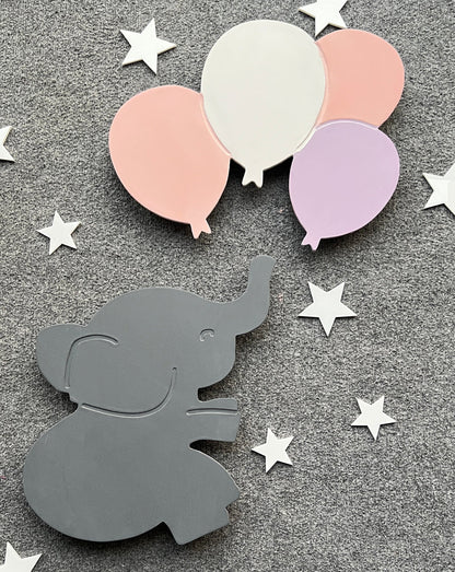 AlphaSouq Elephant Balloon Lamp Set