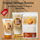 Rice Extract Facial Kit For Bright & Glowing Skin