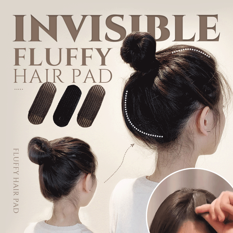 Invisible fluffy hair pad