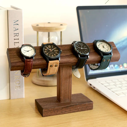 Wooden T-Bar Vintage Bracelet, Chain, Watch, Jewelry Organizer