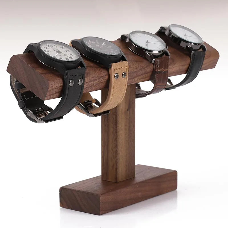 Wooden T-Bar Vintage Bracelet, Chain, Watch, Jewelry Organizer