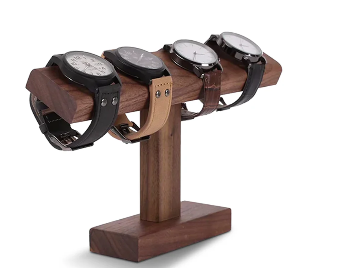 Wooden T-Bar Vintage Bracelet, Chain, Watch, Jewelry Organizer
