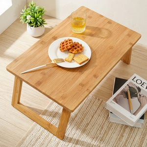 Foldable Bamboo Tray Table for Bed, Sofa, Laptop & Breakfast