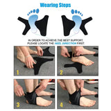 Breathable Elastic Ankle pain relief Brace & Stabilizer