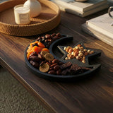 Crescent Moon & Star Serving Platter Ramadan Date Tray