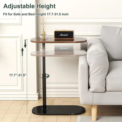 C Shape Adjustable Side Table