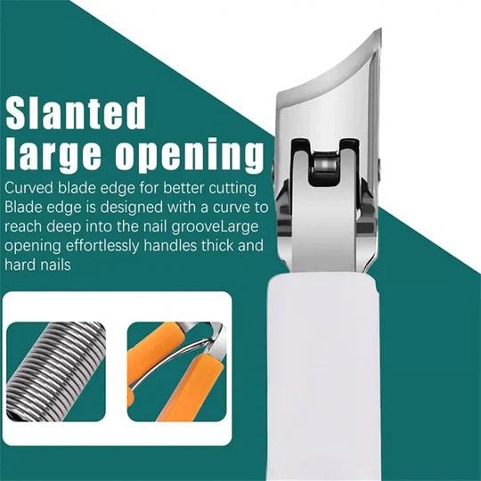 Anti-Splash Nail Curved Edges Clippers